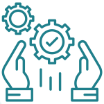 IT managed services and system support icon